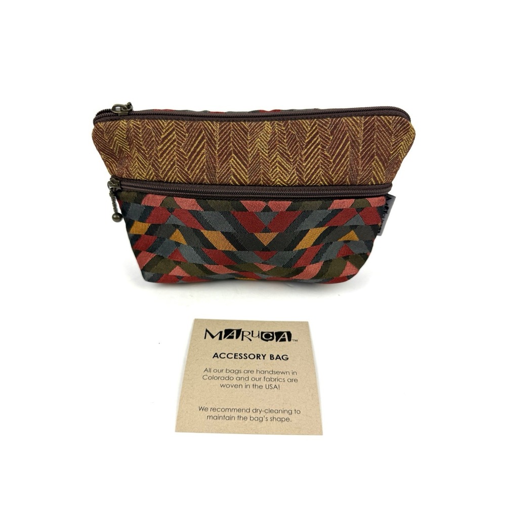 Maruca Accessories Bag Tapestry Handmade Cosmetic Case Colorado Brand New